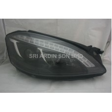 Mercedes S Class W221 06-09 Black Projector Headlamp w LED
